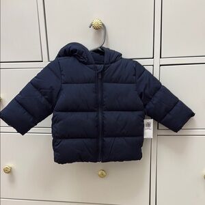 Old Navy Dark Blue Jacket with Hood
